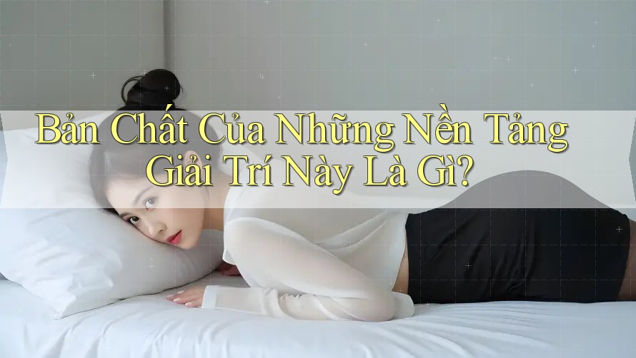 Bản Chất Của Những Nền Tảng Giải Trí Này Là Gì? Bản Chất Của Những Nền Tảng Giải Trí Này Là Gì?