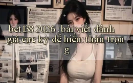 bet138 2026 bài viết đánh giá cực kỳ dễ hiểu thận trọng