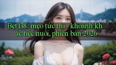 Bet138 mẹo tức thì   khoảnh khắc tiếc nuối, phiên bản 2026