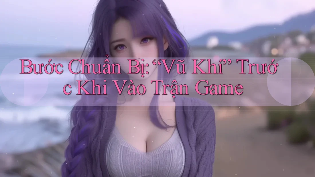 Bước Chuẩn Bị: “Vũ Khí” Trước Khi Vào Trận Game