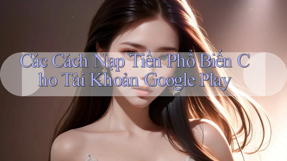 Các Cách Nạp Tiền Phổ Biến Cho Tài Khoản Google Play