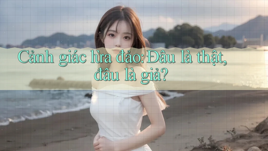 Cảnh giác lừa đảo: Đâu là thật, đâu là giả?