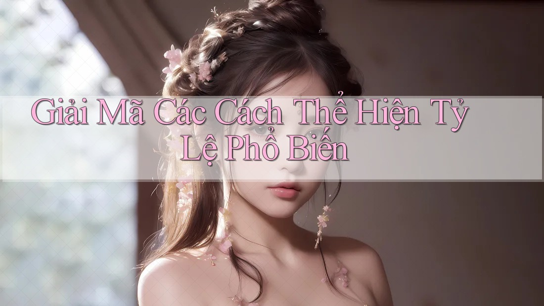 Giải Mã Các Cách Thể Hiện Tỷ Lệ Phổ Biến Giải Mã Các Cách Thể Hiện Tỷ Lệ Phổ Biến