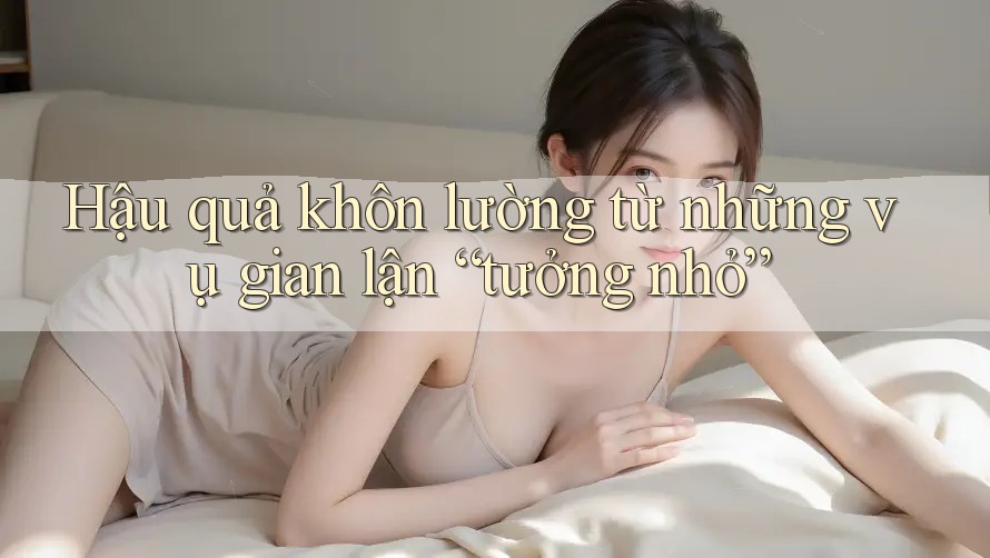 Hậu quả khôn lường từ những vụ gian lận “tưởng nhỏ”