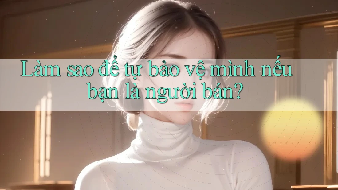 Làm sao để tự bảo vệ mình nếu bạn là người bán?