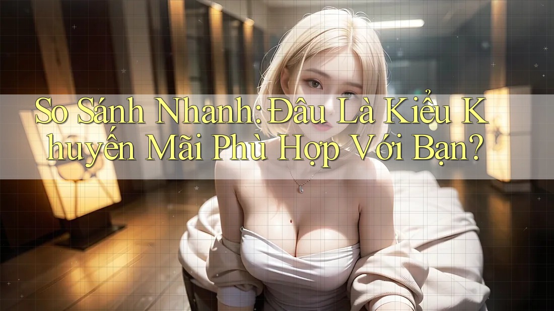 So Sánh Nhanh: Đâu Là Kiểu Khuyến Mãi Phù Hợp Với Bạn?