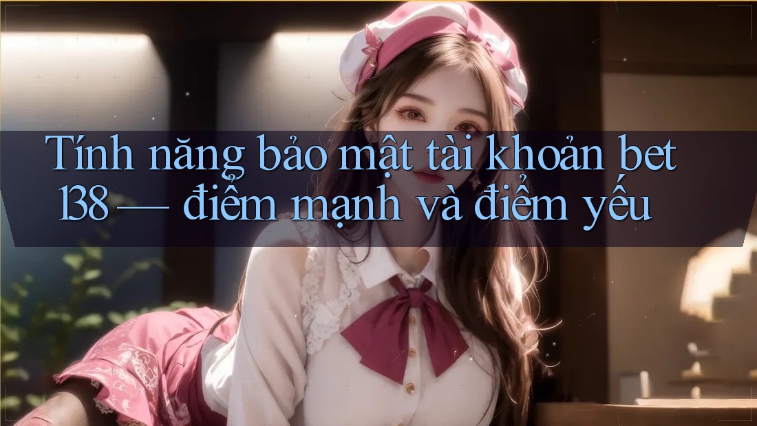 Tính năng bảo mật tài khoản bet138 — điểm mạnh và điểm yếu